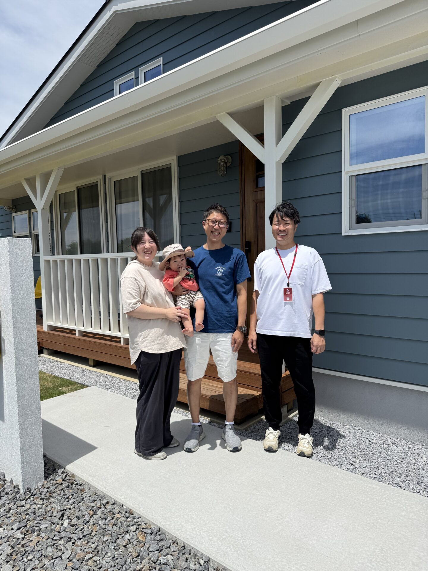 N様邸お引き渡しの日｜家族の暮らしが始まるアメリカンハウス